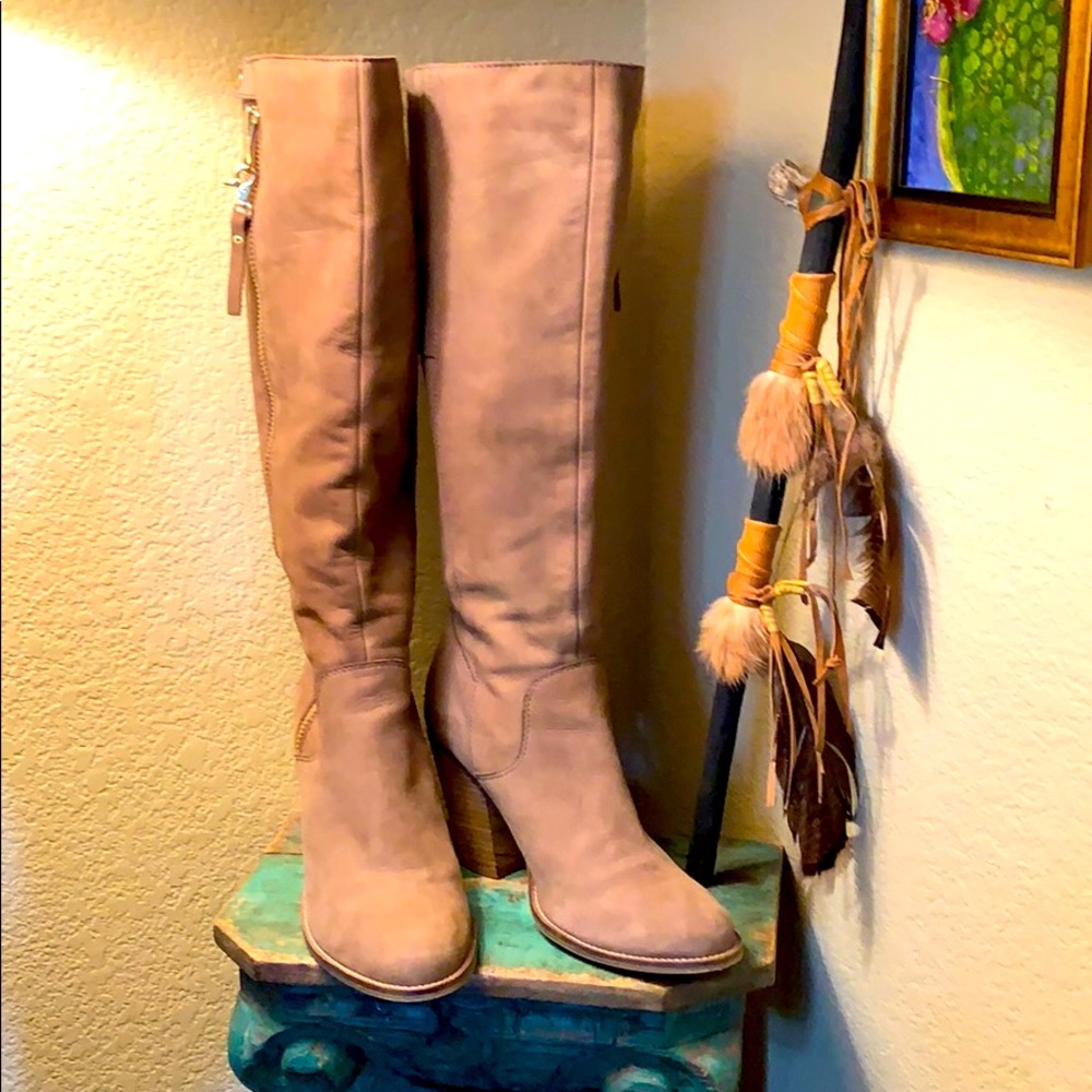 ALDO Suede Zip Boots 10 - Picture 2 of 10